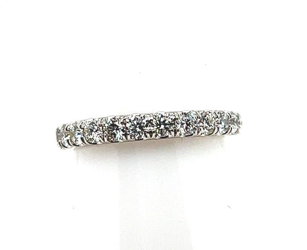 14Kt White Gold 0.72Ctw Diamond Stackable Wedding Band