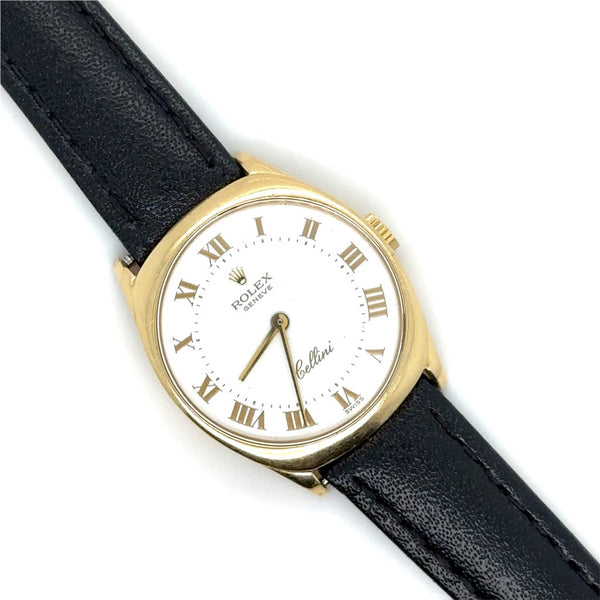 Pre-Owned 1991 3/4 Ladys Rolex Cellini 18Kt Yellow Gold