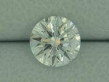 Platinum .58 carat round, brilliant cut diamond engagement ring