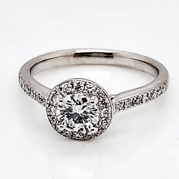 Platinum .50 Carat Forevermark Diamond Engagement Ring