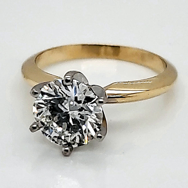 2.00 Carat Round Brilliant Cut Diamond Solitaire Engagement Ring