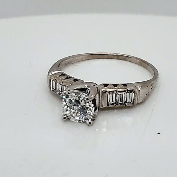 .95 Cart Leo Cut Diamond Engagement Ring