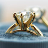 14Kt Gold 2.01 Carat Round, Brilliant Cut Diamond Solitaire Engagement Ring