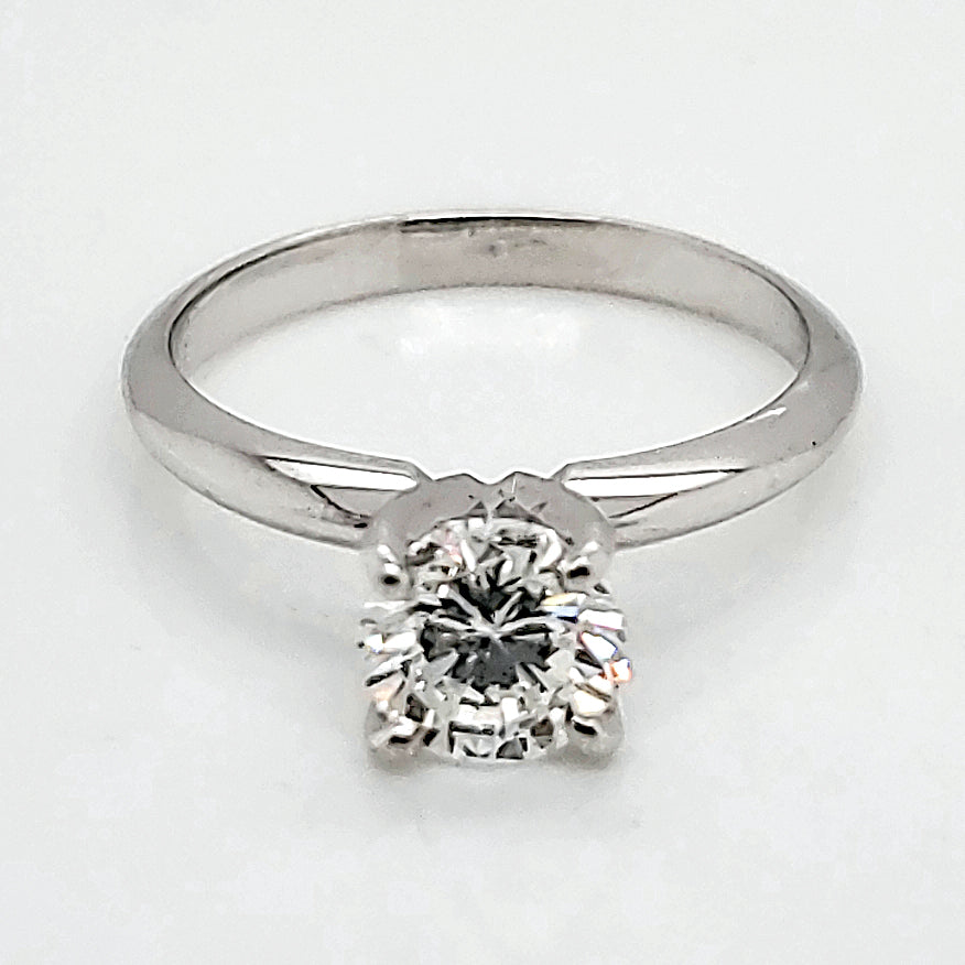 14Kt White Gold And Diamond Engagement Ring