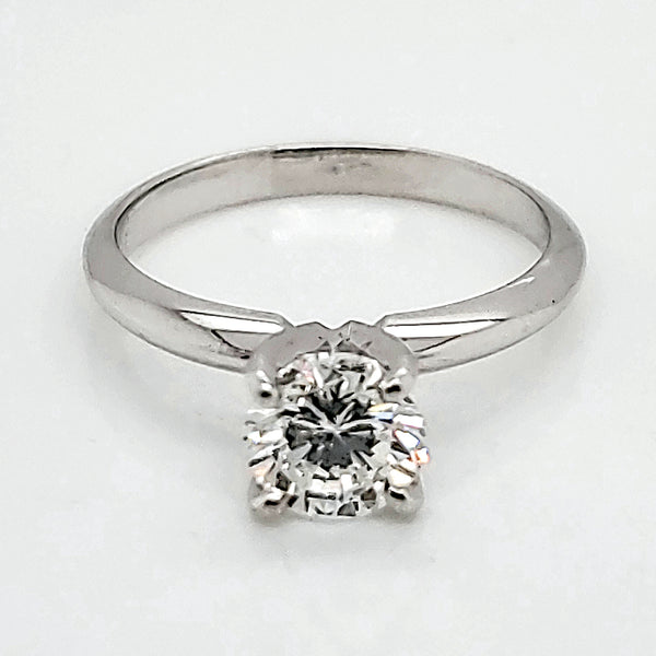 14Kt White Gold And Diamond Engagement Ring