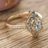 14kt Yellow Gold 1.25 Carat Round Diamond Engagement Ring