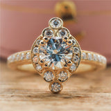 14kt Yellow Gold 1.25 Carat Round Diamond Engagement Ring