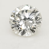 2.57 Carat 14kt White Gold Round Brilliant Cut Diamond Engagement Ring