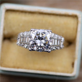 1.25 Carat Round European Cut Diamond Art Deco Engagement Ring