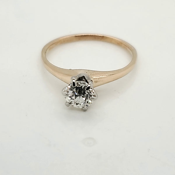 .50 Carat Vintage Old Mine Cut Diamond Engagement Ring