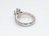 Platinum 2.35ct Old European Cut Diamond Engagement Ring