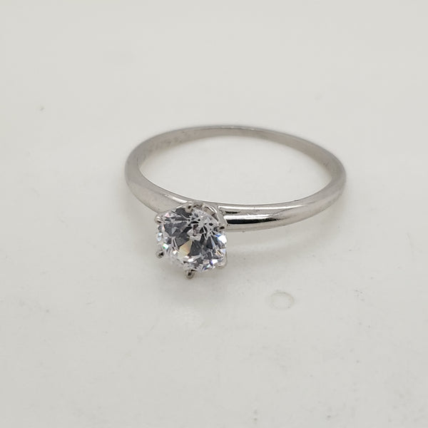 Vintage Tiffany Platinum .85 Carat European Cut Diamond Engagement Ring