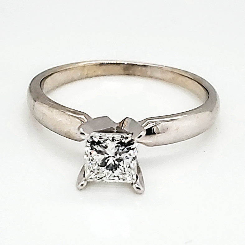 .79 Carat Princess Cut Diamond Engagement Ring