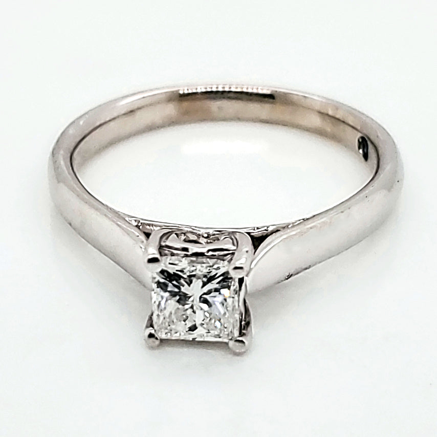 .57 Carat Princess Cut Diamond Engagement Ring