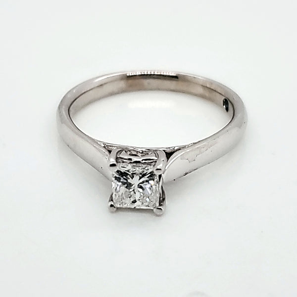 .57 Carat Princess Cut Diamond Engagement Ring