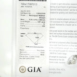 14kt White Gold .81 Carat Princess Cut Diamond Engagement Ring