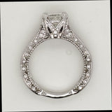 18kt White Gold 1.50 Carat Princess Cut Diamond Engagement Ring