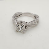 18kt White Gold 1.50 Carat Princess Cut Diamond Engagement Ring