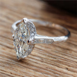 Vintage Platinum 1.60 Carat Marquise Cut Diamond Engagement Ring