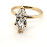 14kt Yellow Gold 1.33 Carat Marquise Cut Diamond Engagement Ring