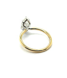 1.51 Ctw 14kt Yellow Gold Marquise Cut Diamond Engagement Ring