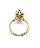 5.06 Ctw 14kt Yellow Gold Marquise Cut Diamond Engagement Ring