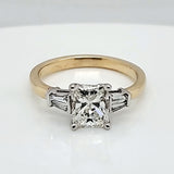 1.30 Carat Radiant Cut Diamond Engagement Ring