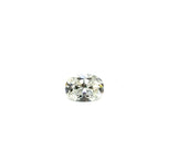 1.49 Ctw 14Kt White Gold Oval And Round Diamond Engagement Ring