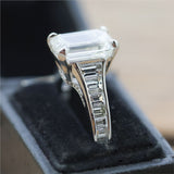 Platinum 2.50 Carat Emerald Cut Diamond Engagement Ring