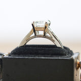 Platinum 2.50 Carat Emerald Cut Diamond Engagement Ring