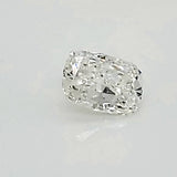 14Kt White Gold 1.50 Carat Elongated Cushion Cut And Pear Shape Diamond Engagement Ring