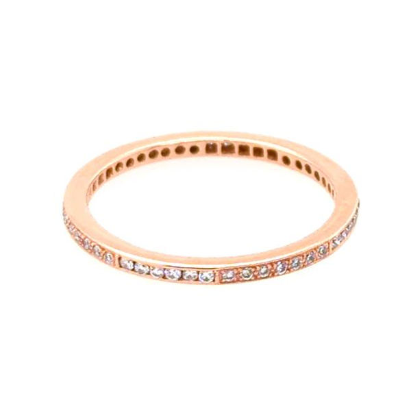 14kt rose gold eternity diamond Beverley K. wedding band.