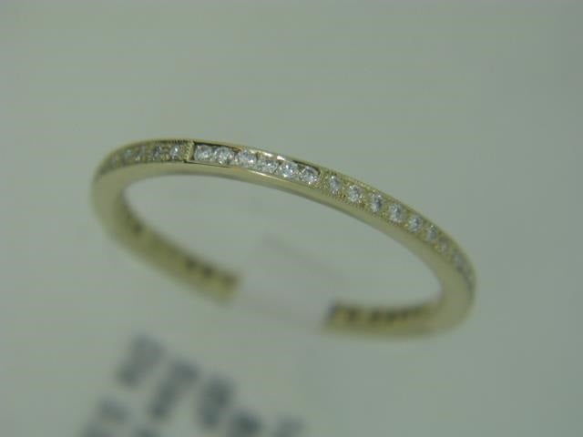 14kt yellow gold eternity diamond Beverley K wedding band.