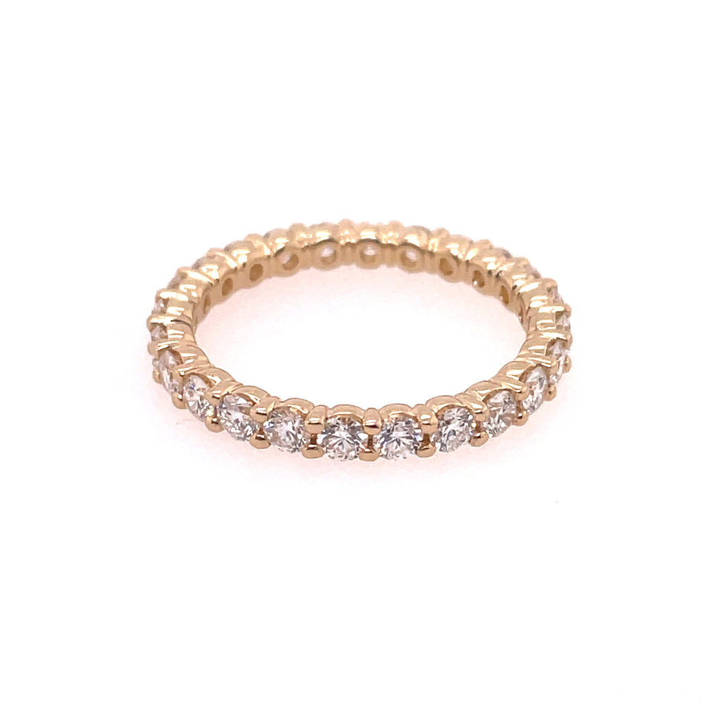 14kt Yellow Gold Diamond Eternity Anniversary Wedding Band