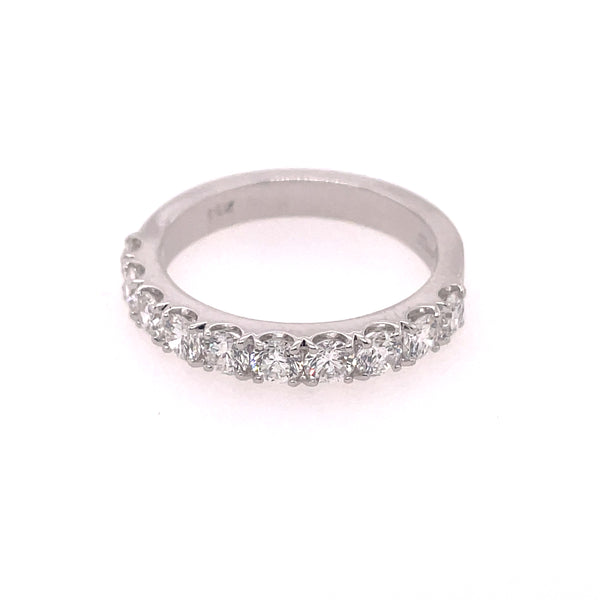 14kt White Gold Diamond Stackable Wedding Band