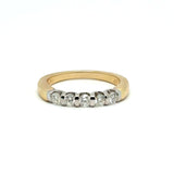 14kt Yellow Gold Diamond Wedding Band