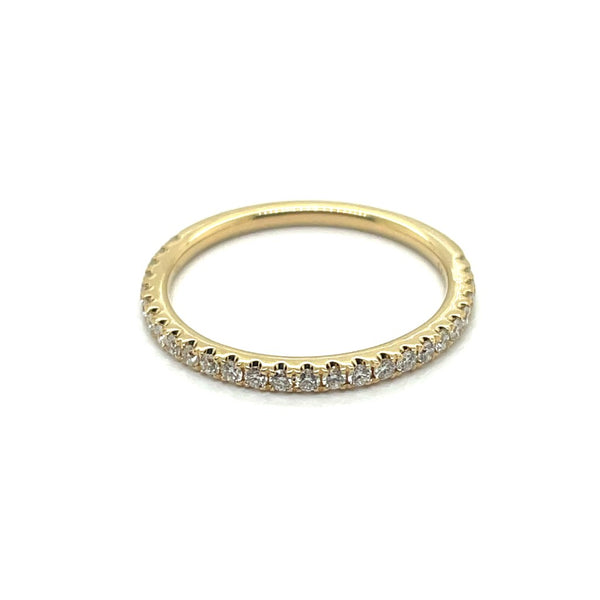 14kt Yellow Gold Diamond Stackable Wedding Band