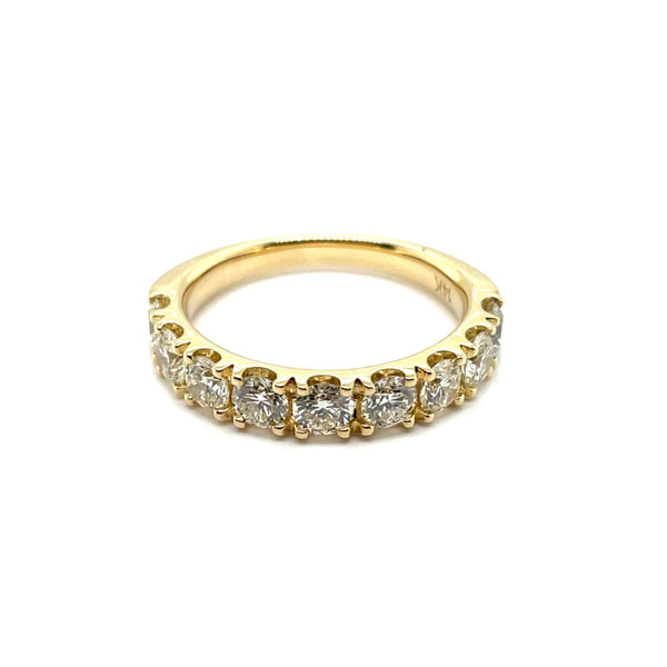 14kt Yellow Gold 1.50Ctw Diamond Stackable Wedding Band