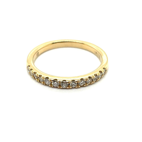 14kt Yellow Gold 0.25Ctw Diamond Stackable Wedding Band