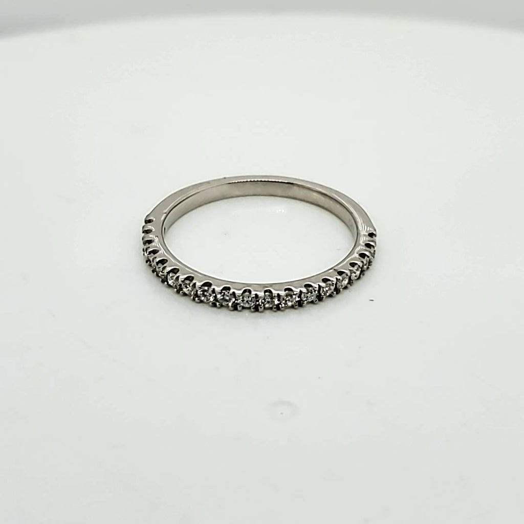 Platinum and Diamond Wedding Band