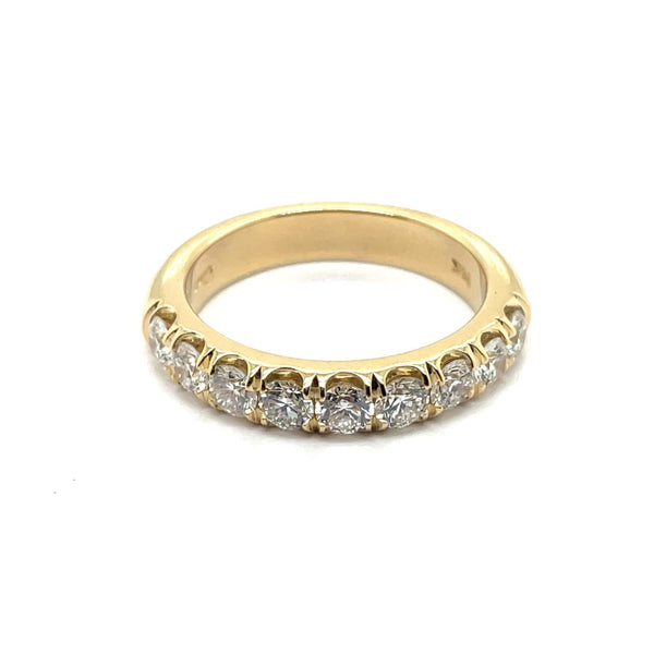 14Kt Yellow Gold 1Ctw Diamond Stackable Wedding Band