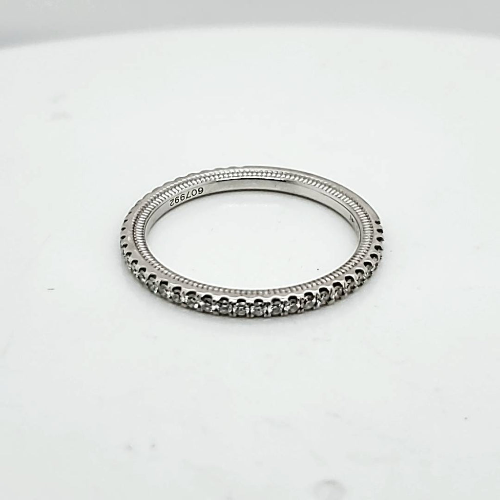 Verragio 14kt White gold and Diamond Wedding Band