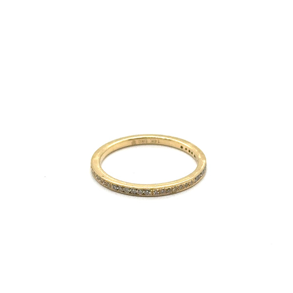 14kt Yellow Gold Size 5 Beverley K Diamond Band