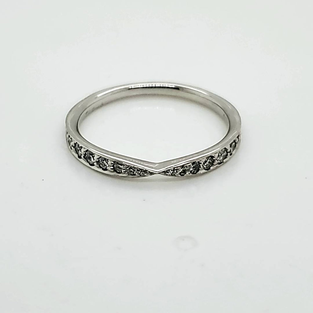 Tiffany & Co. Platinum and Diamond Wedding Band