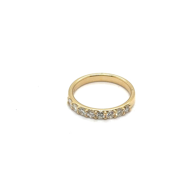 14kt Yellow Gold 0.63Ctw Diamond Stackable Wedding Band