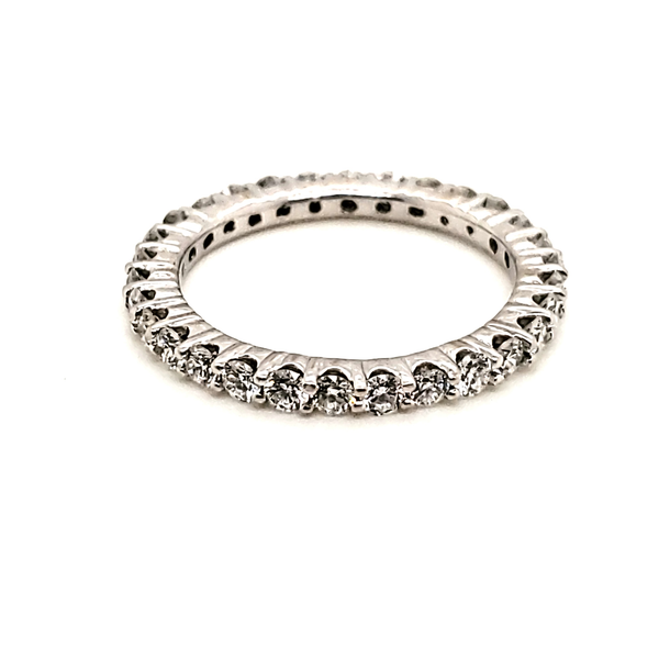 18kt White Gold Diamond Eternity Wedding Band