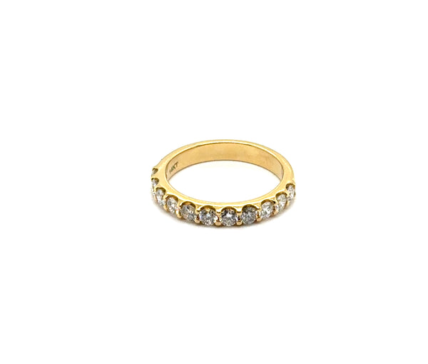 14kt Yellow Gold 0.90Ctw Diamond Stackable Wedding Band