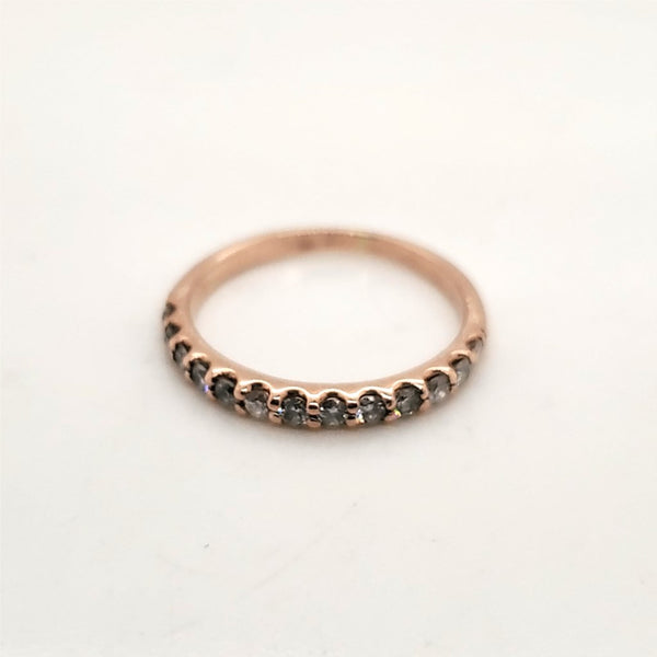 14kt Rose Gold Diamond Wedding Band