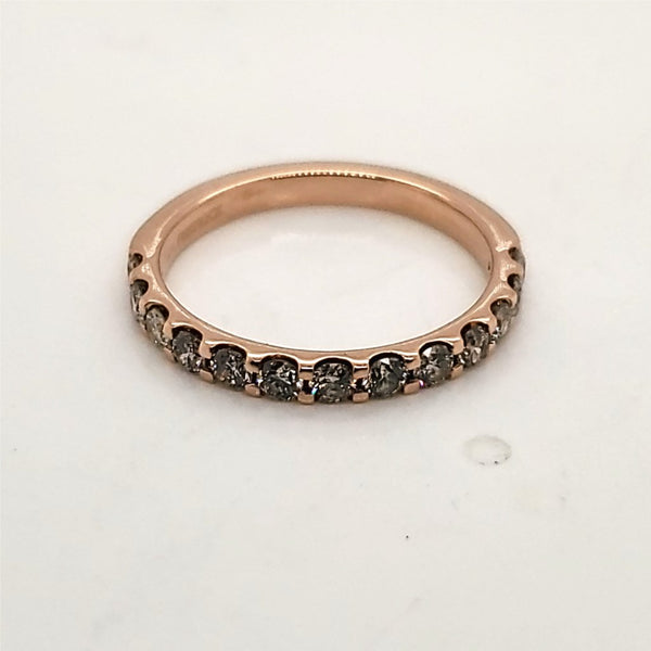 14kt Rose Gold Diamond Wedding Band