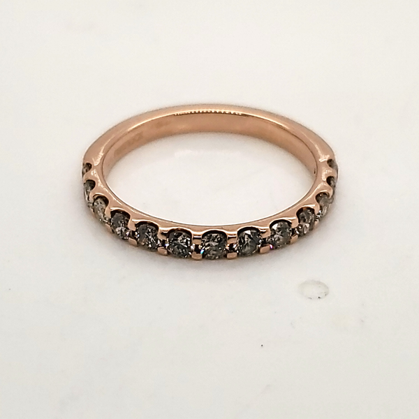 14kt Rose Gold Diamond Wedding Band